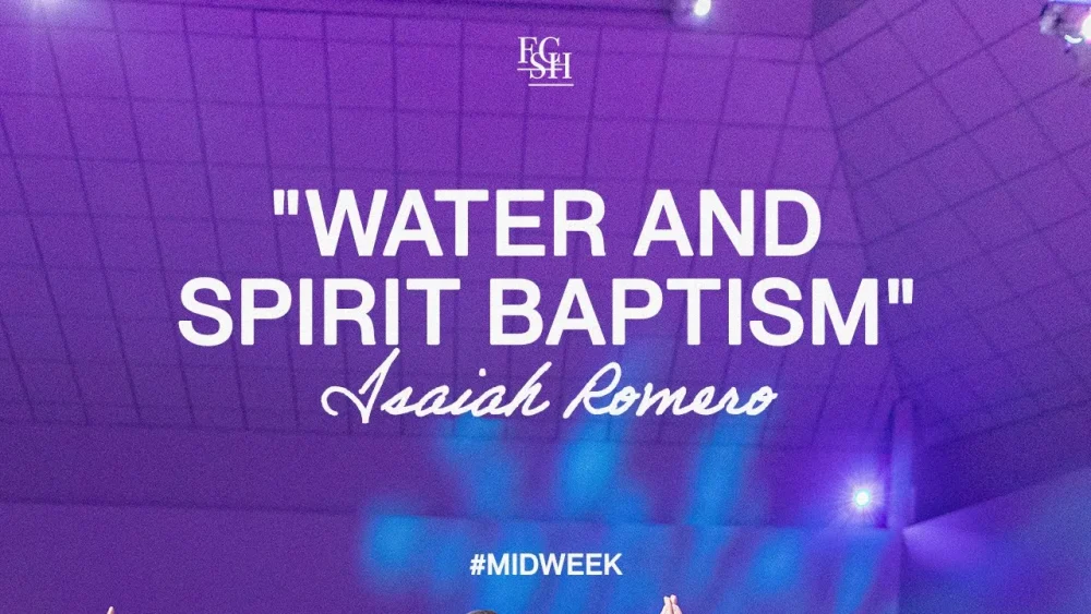 Water and Spirit Baptism Image
